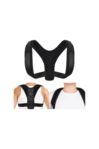 Multiflexpro Spor Kamburluk Önleyici Dik Duruş Korsesi Siyah