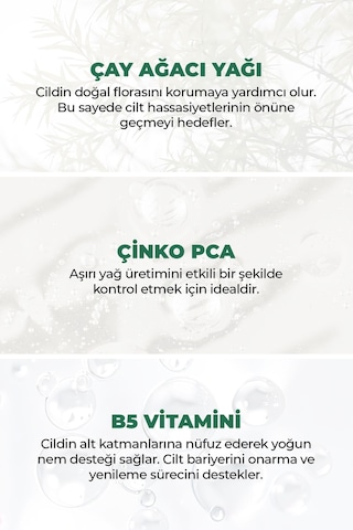 Nhiel Thermal Kızarıklık ve Akne Karşıtı Arındırıcı Temizleme Jeli 200 ml | Çay Ağacı Yağı, Zinc PCA