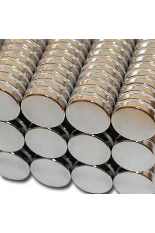10 Adet Çap 15Mm X Kalınlık 3Mm Güçlü Yuvarlak Neodyum Mıknatıs
