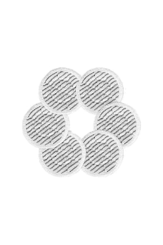 Geeroyoo Shark Buhar Paspası Yedek Pedi 6'lı Paket - S7001, S7000amz, S7000 Serisi İçin, Fayans Temizliği İdeal