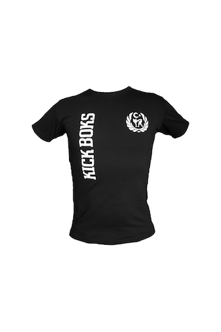 Aksaspor Kick Boks Tişörtü Ekonomik Tişört Siyah