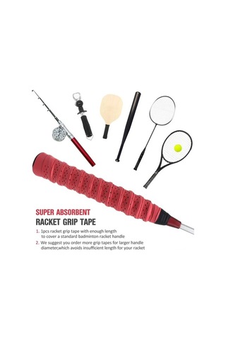 Flybuy Ve Tutma Ter Tenis Raket Malzeme Kaymayan, İçin Eva Emici, Bandı Badminton Adet 1/5 - Zo