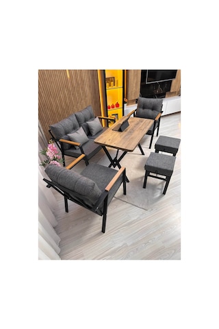 Mila ,model, Balkon, Bahçe, Cafe, Metal Koltuk Takımı, Bahçe Takımı , Çay Seti, 2+1+1 , Yemek Masası , Balkon Mobilyası