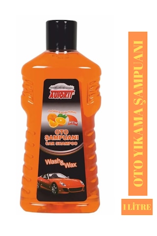 Cilalı Oto Şampuan 1000 Ml Portakal Kokulu Cilalı Şampuan
