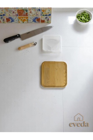 Eveda Çam Kare Tabak 6lı Diğer