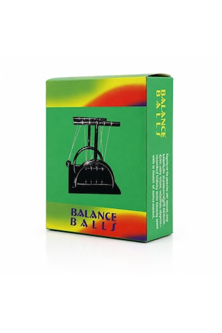 Balance Balls Orta Newton - Metal Denge Topları Masa Üstü 5492 11