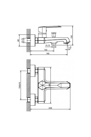 Nsk Diamantina N3032726 Banyo Bataryası Siyah