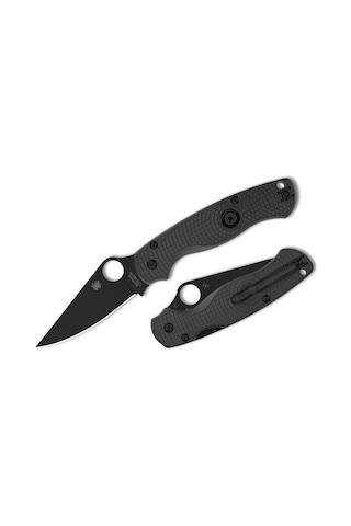 Spyderco Para Military 2 Lightweight Black Blade Plainedge Kamp Çakısı Siyah