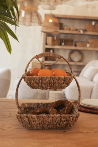 Meander Su Sümbülü 2 Katlı Kare Sunumluk 5120 992256 Diğer