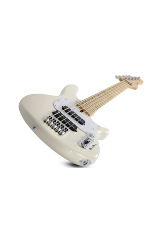 Schecter Cv-5 5 Telli Bas Gitar Ivory