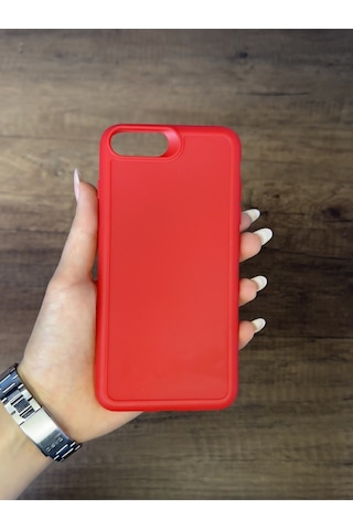 Apple Uyumlu iPhone 6/7/8 Plus Silikon Kılıf Xfab Kırmızı