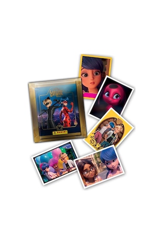 Panini Miraculous Mucize Uğur Böceği Sticker Çıkartma - 12 Paket 60 Adet Sticker
