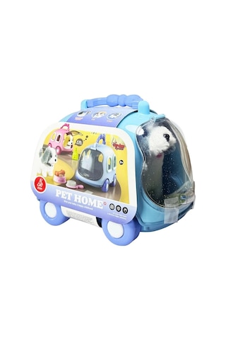 Jnd-6802 Taşıma Araba Çantalı Hareketli Pilli Köpek Set -vardem Oyuncak Standart