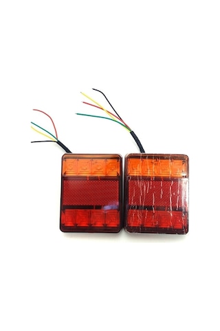 Novahub 2 Adet Cnsunny Işık Dc 12v Araba Kamyon Römork Karavanlar Led Arka Kuyruk Uyarı Fren Lambaları, Küçük Boyutlu