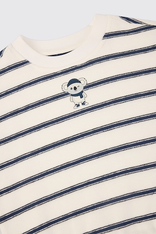 Panço Erkek Bebek Bisiklet Yaka Baskı Detaylı Ekru Sweatshirt 2621bb08015 Krem