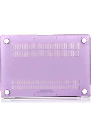 Ally Macbook Pro 13 2020 A2251 A2289 A1706-A1708-A1989-A2159 Kristal Kapak Koruma Kılıf Mor