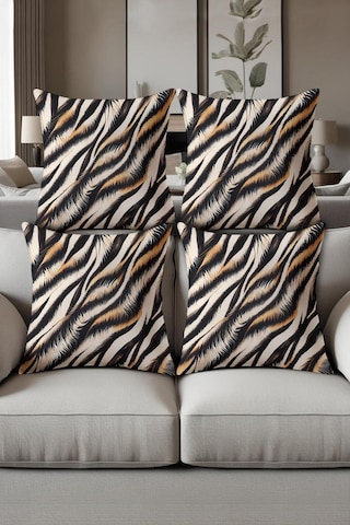 Dijital Baskılı Yumuşak Dokulu 4 Lü Kırlent Kılıfı Takımı 43x43 Cm Krl0037 Renkli