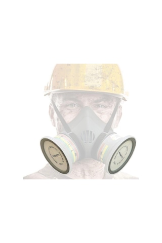 Maxsafety Yyf 120 P2 Yarım Yüz Gaz Maskesi Filtresi Yedeği 2'Li