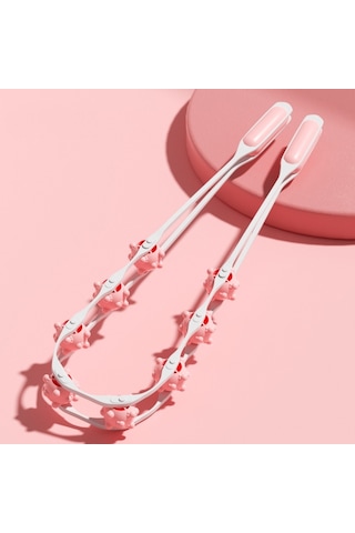 Omuz Boyun Ve Sırt Tarama Meridyeni Manuel Rulo Masajı Pembe Çok Renkli