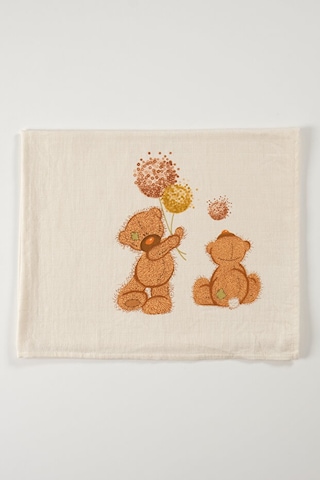 Tinylamb Fluffy Bear Organik Yenidoğan Hastane Çıkış Seti - 10 Parça Krem