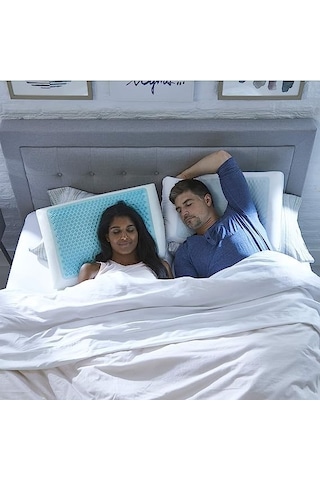 Soub Sleep Sogutucu Jelli Visco Ortopedik Visco Yastık 40 x 60 CM