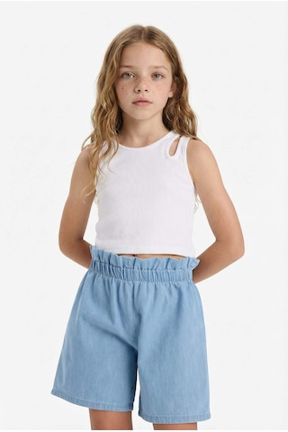 Defacto Kız Çocuk Jean Şort E6690a825smnm39 Mavi
