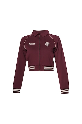 Hummel Jamal Fermuarlı Sweatshırt 922407-3858 Bordo