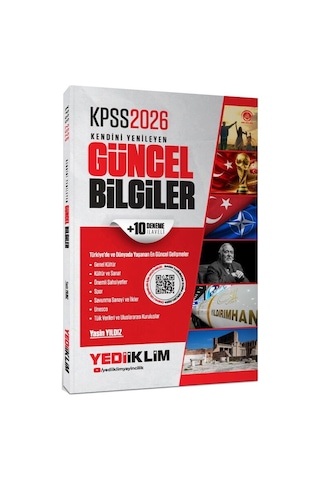 Yediiklim 2026 Kpss Kendini Yenileyen Güncel Bilgiler 10 Deneme İlaveli - Yasin Yıldız Yediiklim Yayınları