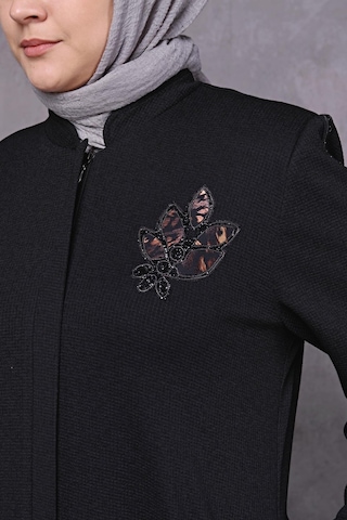 Kadın Büyük Beden Kışlık Tesettür Pardesü Tam Boy 001