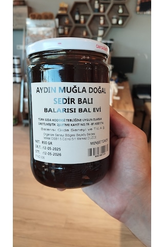 Aydın Doğal Sedir Balı 850g Yoğun Aromalı Saf Bal