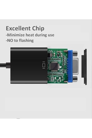 Ancheyn Hdmi To Vga Kablosu Çevirici Dönüştürücü Adaptör Hdmi Vga