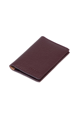 Tergan Mor Unisex Deri Kredi Kartlık 00266C48