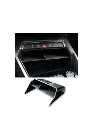 Geeksen 2021 Audi A3l İç Mekan Dekorasyon Aletleri: Özel Olarak Tasarlanmış Siyah Kontrol Panel Depolama Kutusu - İç Döşeme Yenileme Ve Organizasyon