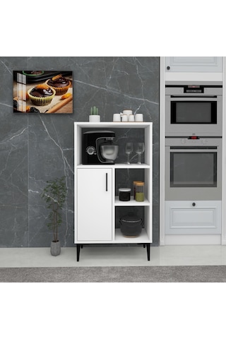 Arnetti Mutfak Banyo Dolabı Sanimas Çok Amaçlı Dolap, Beyaz