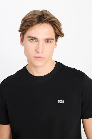 Regular Fit Patch Logo T-shirt Black Renkli