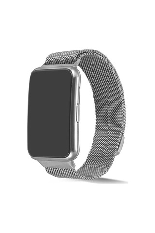 Huawei Watch Fit Uyumlu Krd-01 Metal Zore Kordon-gümüş