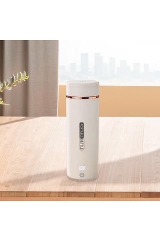 Homyl Taşınabilir Elektrikli Su Isıtıcısı Kapak-çevirin Beyaz Diğer