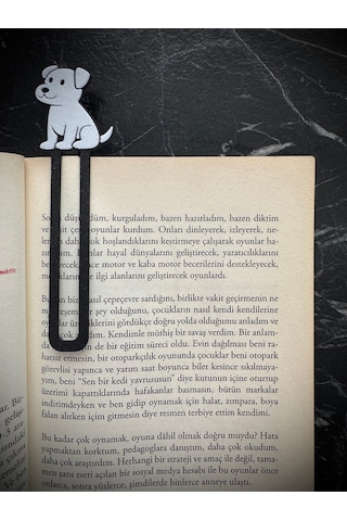 Sevimli Oturan Köpek Şeklinde Kitap Ayracı - Tatlı Köpek Kitap Ayracı