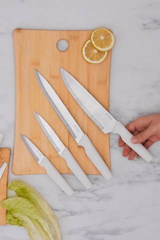 Dr.Inox Bundle 10 Parça Bıçak Seti Krem