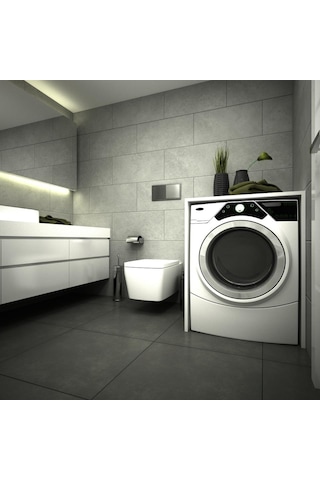 Erahome Mine Çamaşır Makinesi Alt Dolabı Kapaksız Beyaz (355914982) Beyaz