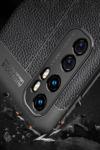 Cosmotex Newface Xiaomi Mi Note 10 Lite Kılıf Auto Focus Kapak - Kırmızı