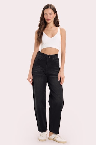 Tudors Kadın Slim Fit Dar Kesim Çapraz Bağlamalı Askılı V Yaka Ekru Crop -51181