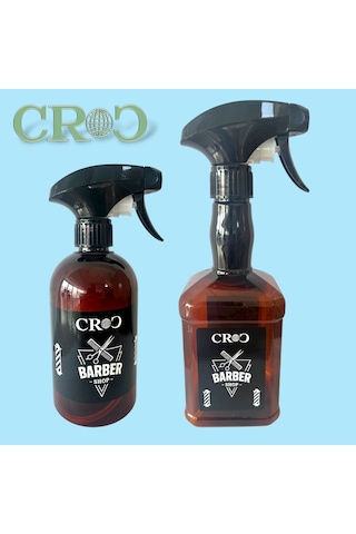 Croc 2 Adet Berber Kuaför Suluğu - Sprey Suluk 500ml + 600ml