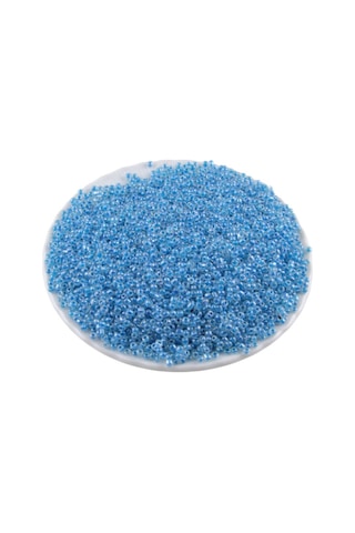 08 Kum Boncuk İçten Boyalı Mavi 3 Mm 100 Gr 6000 Adet