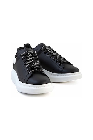 Alexander Mcqueen Erkek Spor & Sneaker Ayakkabı 553680 Black-white