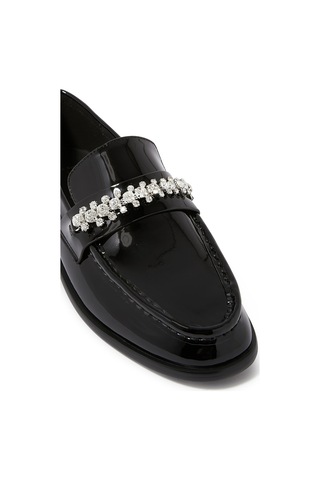 Black Suede Studio Süet Detaylı Klasik Loafer Ayakkabılar Siyah