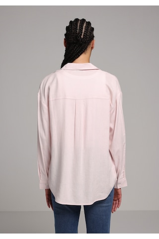Colin's Colins Boyfriend Fit Shirt Neck Düz Kadın Pembe Uzun Kol Gömlek Cl1079537 Q1.v2 Plı