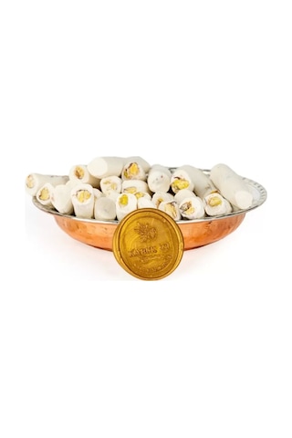 Kabuk İçi Kuruyemiş Sütlü Antep Fıstıklı Fitil Lokum 1 KG