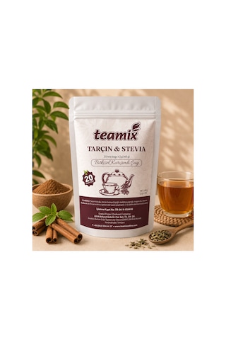 Tarçın Stevia Bitkisel Karışımlı Çay 20 Süzen Doypack Ambalaj
