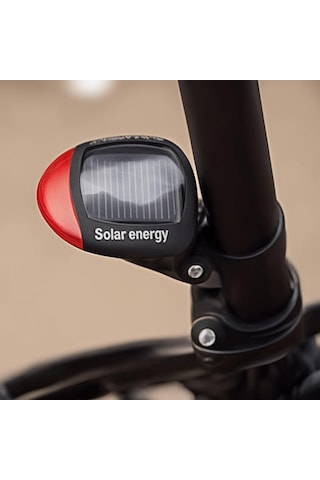 Lexroo Led Güneş Enerjili Bisiklet Kuyruk Lambası Güvenli Ve Çevre Dostu Sürüş İçin Çok Renkli